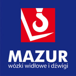 Logo MAZUR wózki widłowe i dźwigi, wózek widłowy, usługi, wynajem, sprzedaż, serwis. Transport i relokacje maszyn i urządzeń, przeprowadzki i przenoszenie firm i zakładów